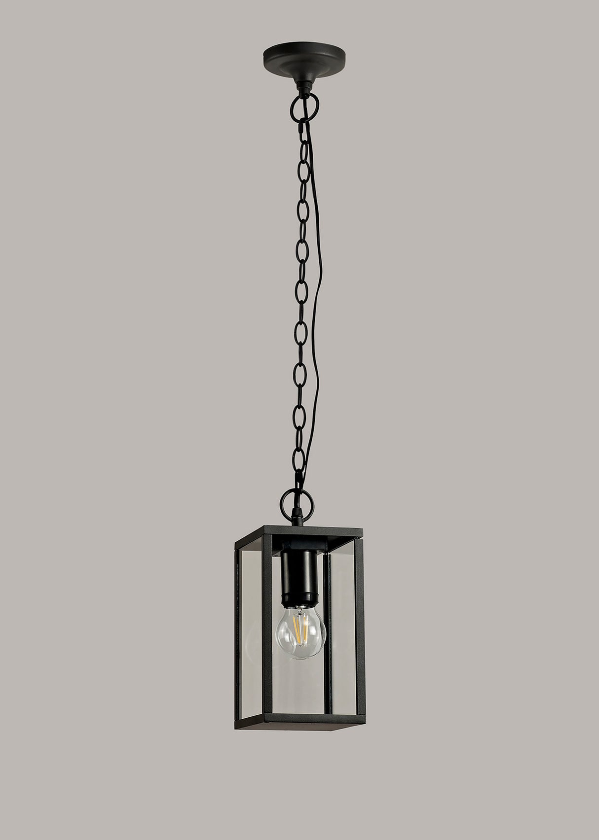 Pickering Pendant, 1 x E27, IP54, Graphite Black, 2yrs Warranty