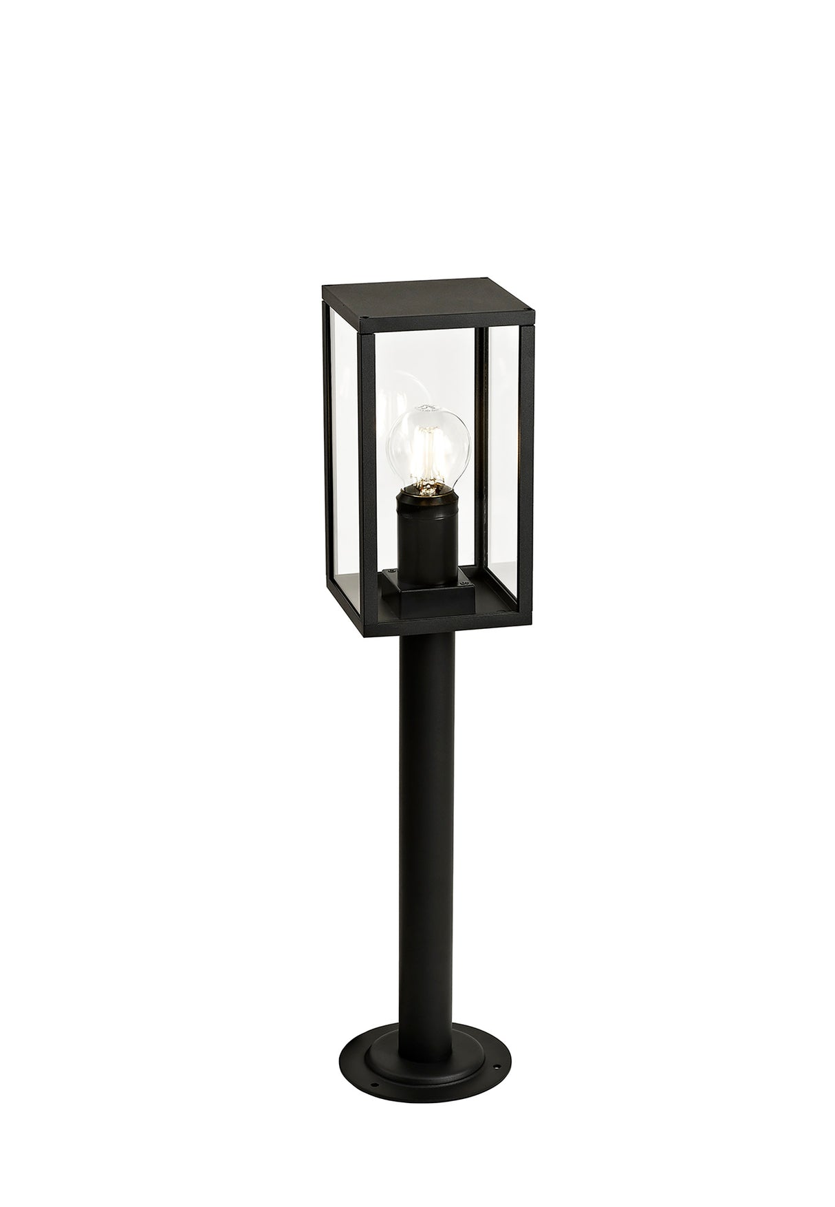 Pickering Short Post, 1 x E27, IP54, Graphite Black, 2yrs Warranty