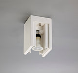 Holloway Square Ceiling, 1 x GU10 (Max 25W), White Paintable Gypsum