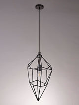 Gaughan Large Pendant, 1 x E27, Black Nickel