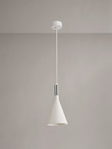 Waldron Pendant, 1 x E27, White Paintable Gypsum