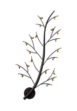 Makin 20 Light Wall Lamp, 20 x 3W LED, 3000K, 3300lm, Black/Antique Brass, 3yrs Warranty