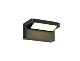 Moncur Wall Lamp Adjustable, 1 x 10W LED, 3000K, 720lm, IP54, Graphite Black, 3yrs Warranty