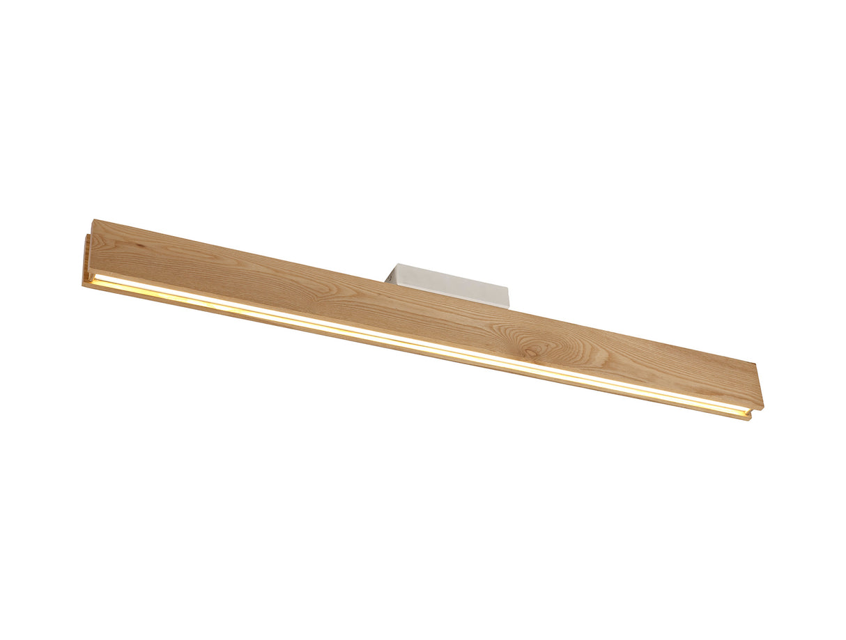 Atkinson Ceiling, 2 x 18W LED, 3000K, 1528lm, Oak /  Sand White, 3yrs Warranty