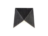 Hauser Wall Lamp, 1 x 7W LED, 3000K, 610lm, IP54, Black/Silver, 3yrs Warranty