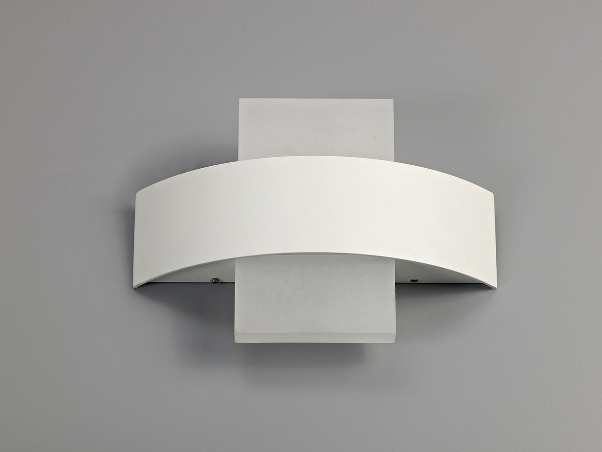 Mcginley Up & Downward Lighting Wall Lamp, 2 x 5W LED, 3000K, 850lm, IP54, Sand White, 3yrs Warranty