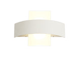 Mcginley Up & Downward Lighting Wall Lamp, 2 x 5W LED, 3000K, 850lm, IP54, Sand White, 3yrs Warranty
