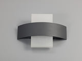 Mcginley Up & Downward Lighting Wall Lamp, 2 x 5W LED, 3000K, 850lm, IP54, Anthracite, 3yrs Warranty
