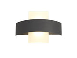Mcginley Up & Downward Lighting Wall Lamp, 2 x 5W LED, 3000K, 850lm, IP54, Anthracite, 3yrs Warranty