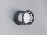 Todd Round Downlight, 1 x 6W LED, 3000K, 360lm, IP54, Anthracite, 3yrs Warranty