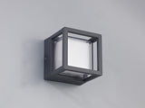 Todd Square Downlight, 1 x 6W LED, 3000K, 360lm, IP54, Anthracite, 3yrs Warranty