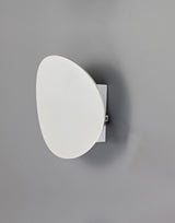 Norman Wall Lamp, 1 x 6W LED, 3000K, 700lm, IP54, Sand White, 3yrs Warranty