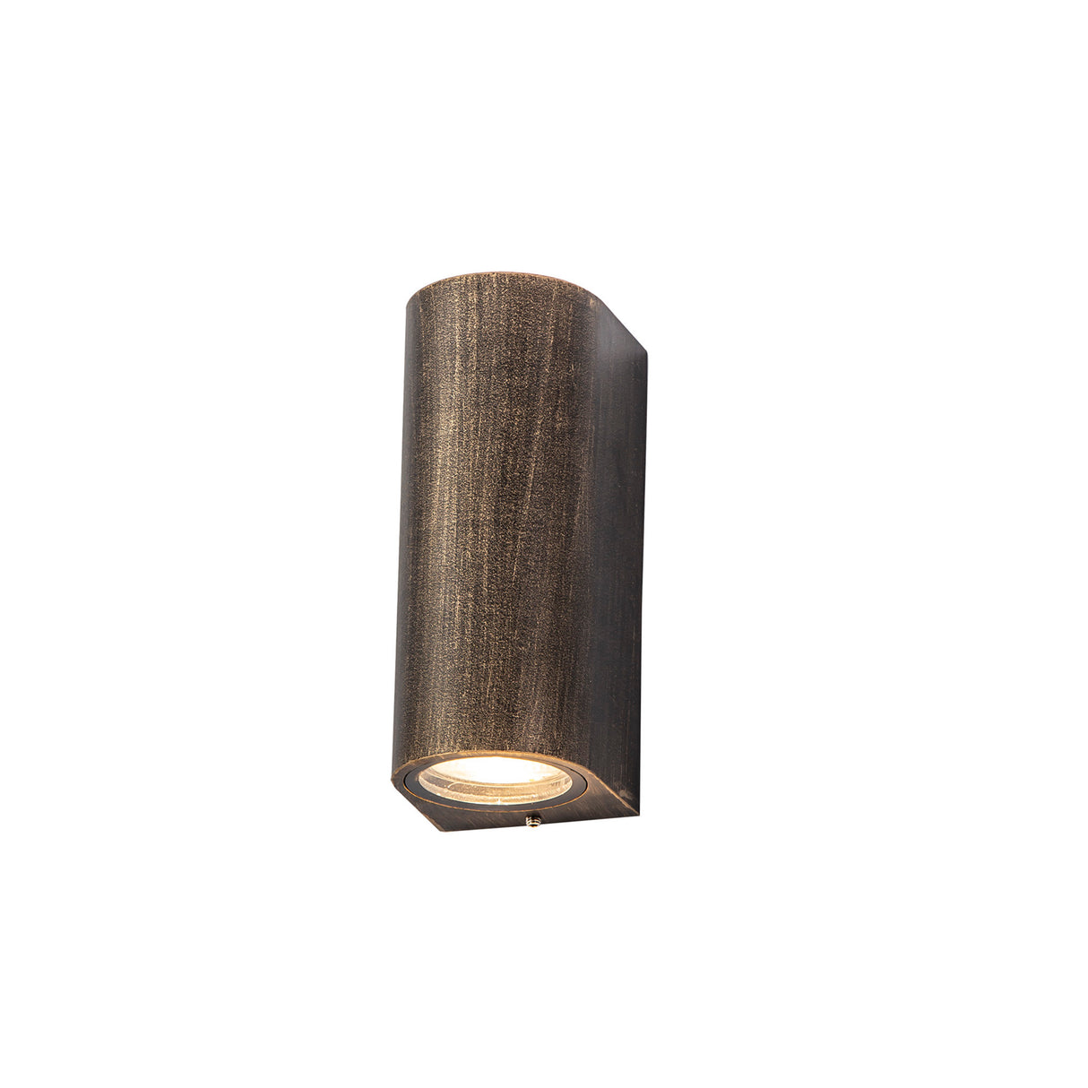 Vincent Curved Wall Lamp, 2 x GU10, IP54, Gold/Black
