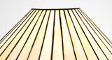Wearne Tiffany 30cm Non-electric Shade Suitable For Pendant/Ceiling/Table Lamp, Amber/Cream/Crystal. Suitable For E27 or B22 Pendants