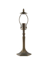 Park 48cm Octagonal Tiffany Table Lamp, 1 x E27, Aged Antique Brass