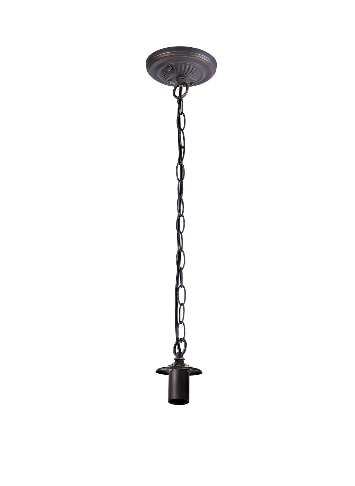 Park Tiffany Suspension Kit, 1 x E27, Aged Antique Brass