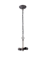 Park Tiffany Suspension Kit, 2 x E27, Aged Antique Brass