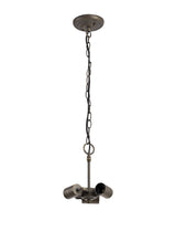 Park Tiffany Suspension Kit, 3 x E27, Aged Antique Brass