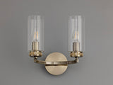 Gates Wall Lamp Switched, 2 x E14, Antique Brass
