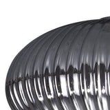 Allardyce 20cm Oval Sphere Ribbed Glass (G), Smoked