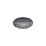 Allardyce 20cm Oval Sphere Ribbed Glass (G), Smoked