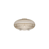 Allardyce 20cm Oval Sphere Ribbed Glass (G), Champagne