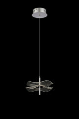 Corner Pendant, 1 x 6W LED, 4000K, 460lm, Polished Chrome, 3yrs Warranty
