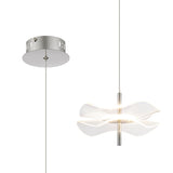 Corner Pendant, 1 x 6W LED, 4000K, 460lm, Polished Chrome, 3yrs Warranty