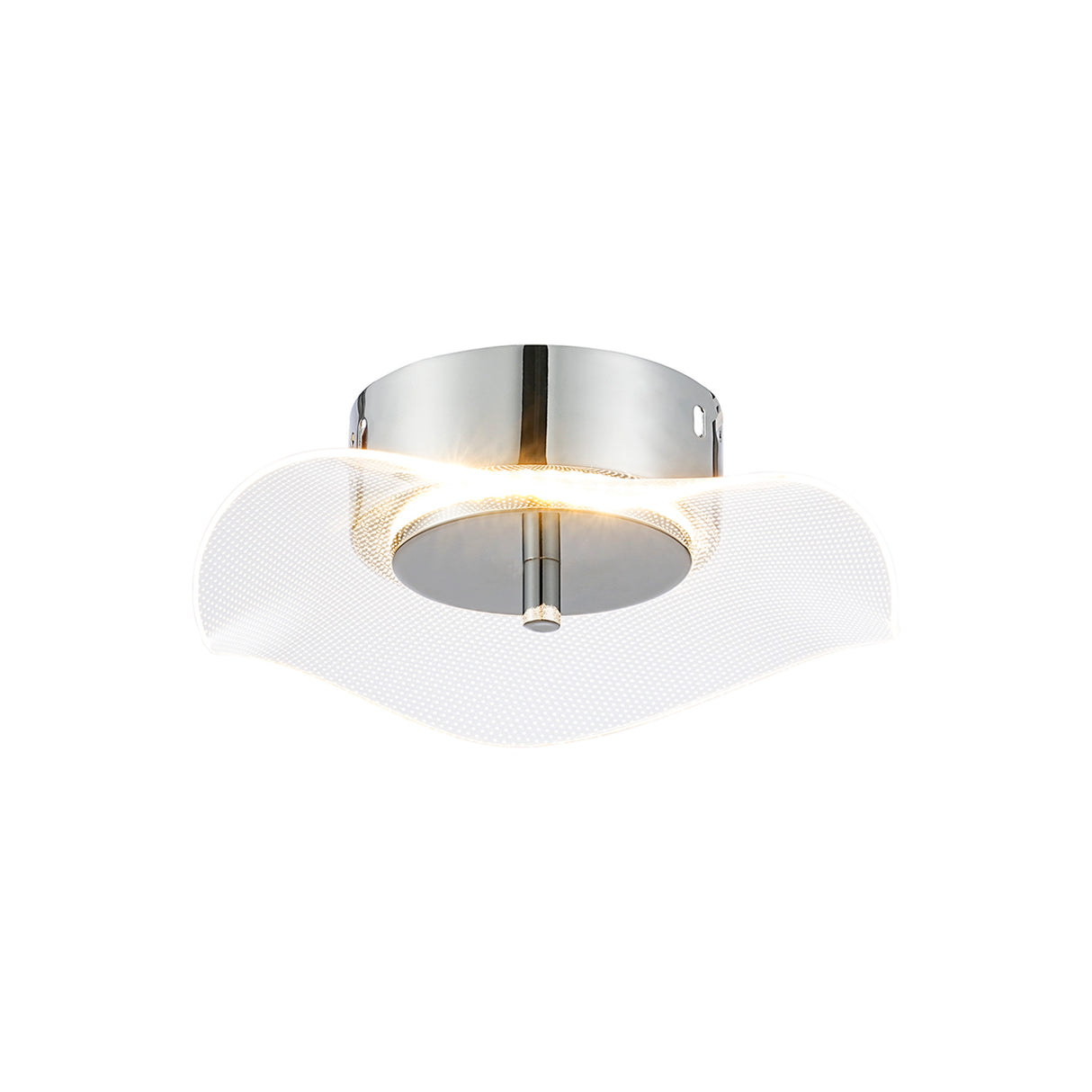Corner Wall Light, 1 x 6W LED, 4000K, 460lm, Polished Chrome, 3yrs Warranty