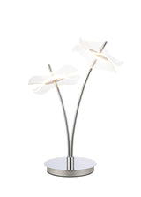 Corner Table Lamp, 2 x 6W LED, 4000K, 920lm, Polished Chrome, 3yrs Warranty