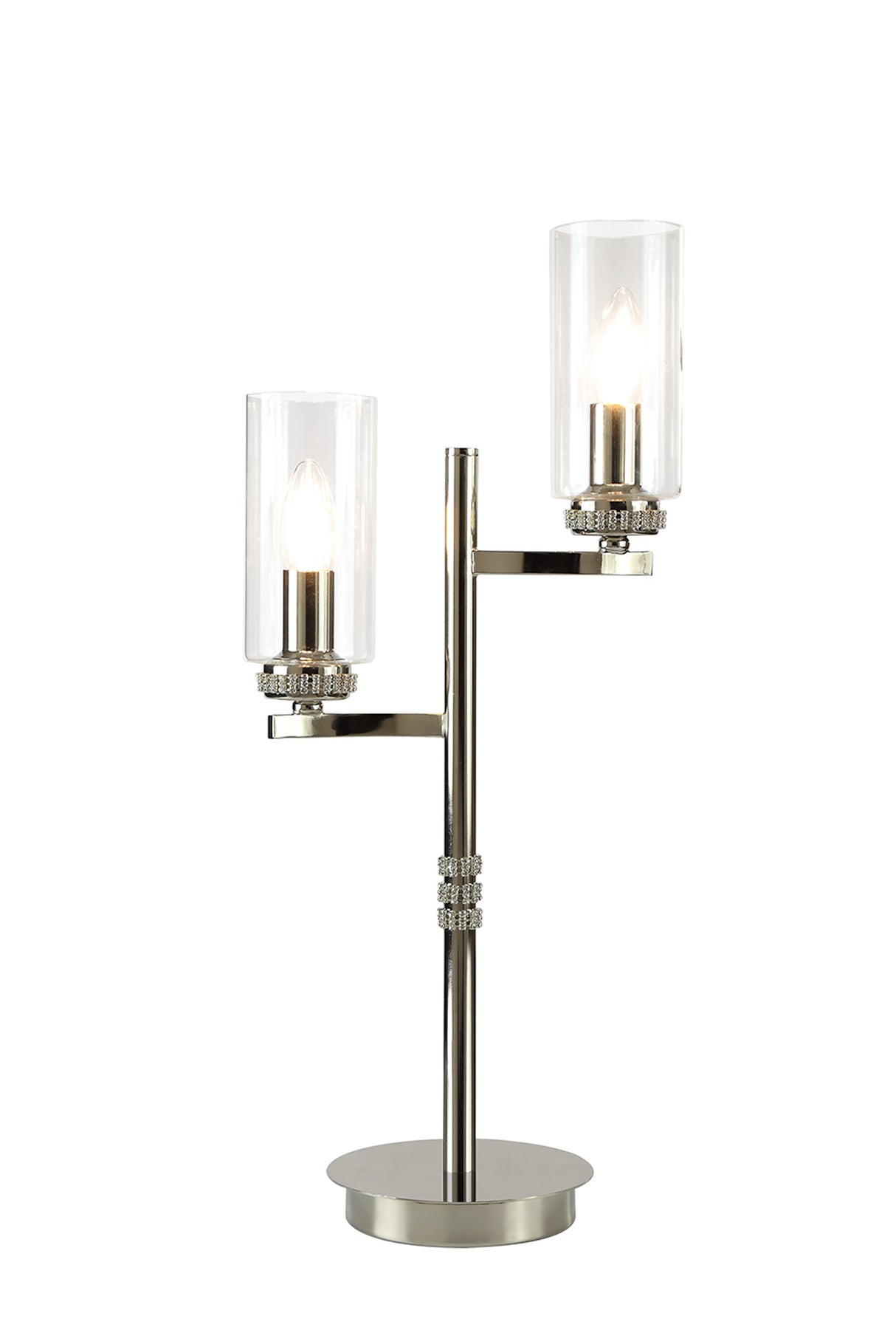 Gates Table Lamp, 2 x E14, Polished Nickel