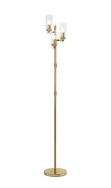 Gates Floor Lamp, 3 x E14, Polished Gold