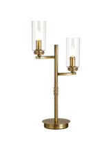 Gates Table Lamp, 2 x E14, Antique Brass