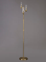 Gates Floor Lamp, 3 x E14, Antique Brass