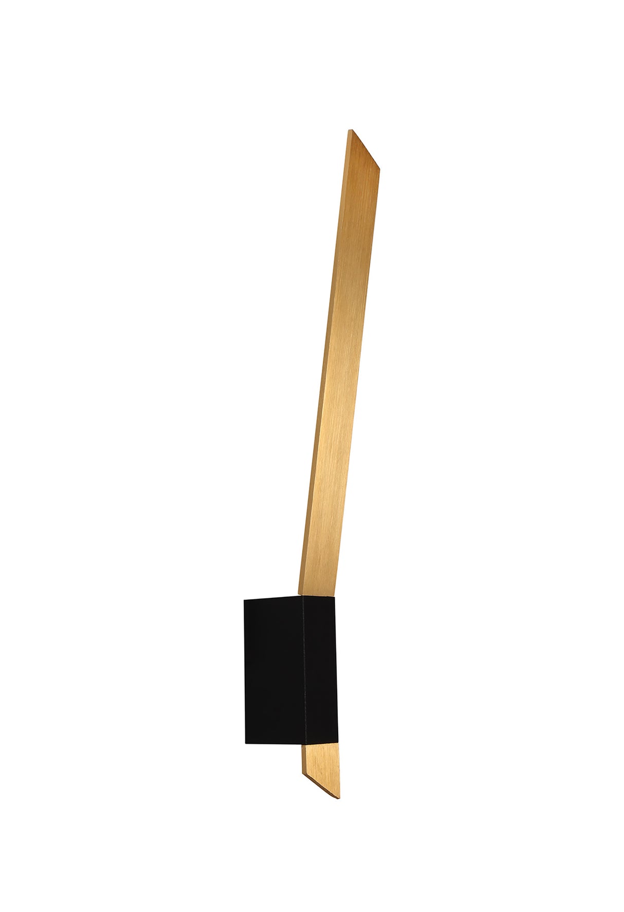 Turnbull Wall Lamp, 1 x 8W LED, 3000K, 560lm, Satin Gold/Sand Black, 3yrs Warranty