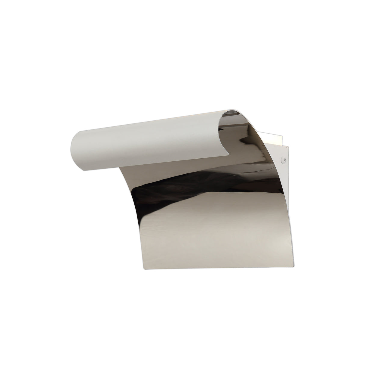 Gilbert Wall Lamp, 1 x 12W LED, 3000K, 840lm, Sand White/Polished Chrome, 3yrs Warranty