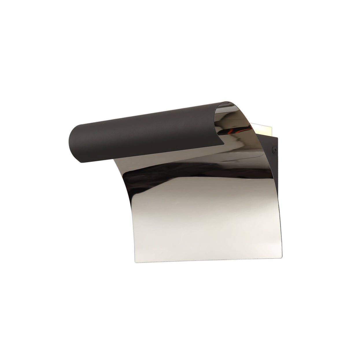 Gilbert Wall Lamp, 1 x 12W LED, 3000K, 840lm, Sand Anthracite/Polished Chrome, 3yrs Warranty