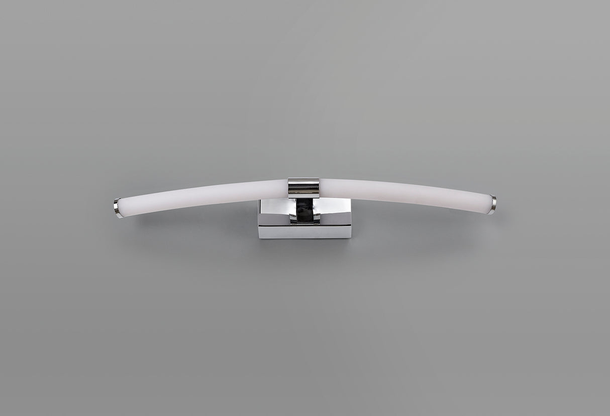 Baggs Wall Lamp Small, 2 x 4W LED, 3000K, 560lm, IP44, Polished Chrome, 3yrs Warranty