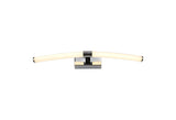 Baggs Wall Lamp Small, 2 x 4W LED, 3000K, 560lm, IP44, Polished Chrome, 3yrs Warranty