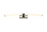 Baggs Wall Lamp Large, 2 x 6W LED, 3000K, 840lm, IP44, Polished Chrome, 3yrs Warranty