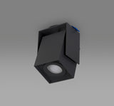 Gibb Adjustable Square Spotlight, 1 Light GU10, Sand Anthracite, Cut Out: 62mm
