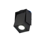 Gibb Adjustable Square Spotlight, 1 Light GU10, Sand Anthracite, Cut Out: 62mm