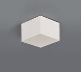 Steels Spotlight 10.5cm Square 1 x 10W LED, 3000K, 700lm, Sand White, 3yrs Warranty