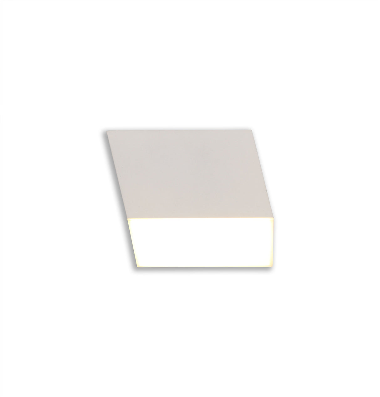 Steels Spotlight 10.5cm Square 1 x 10W LED, 3000K, 700lm, Sand White, 3yrs Warranty