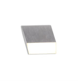 Steels Spotlight 10.5cm Square 1 x 10W LED, 3000K, 700lm, Satin Aluminium, 3yrs Warranty