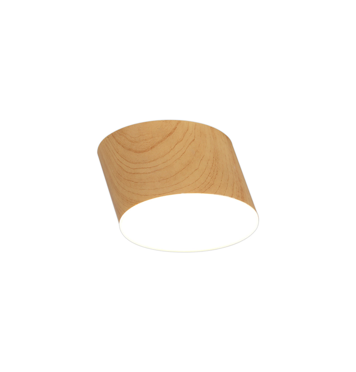 Steels Spotlight 10.5cm Round 1 x 10W LED, 3000K, 700lm, Pine Wood, 3yrs Warranty