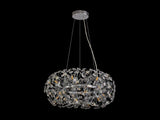 Byrne Pendant 60cm Ring 12 Light G9 Polished Chrome/Crystal