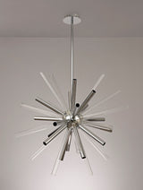 Hamilton Pendant 16 Light G9, Clear & Chrome/Polished Chrome