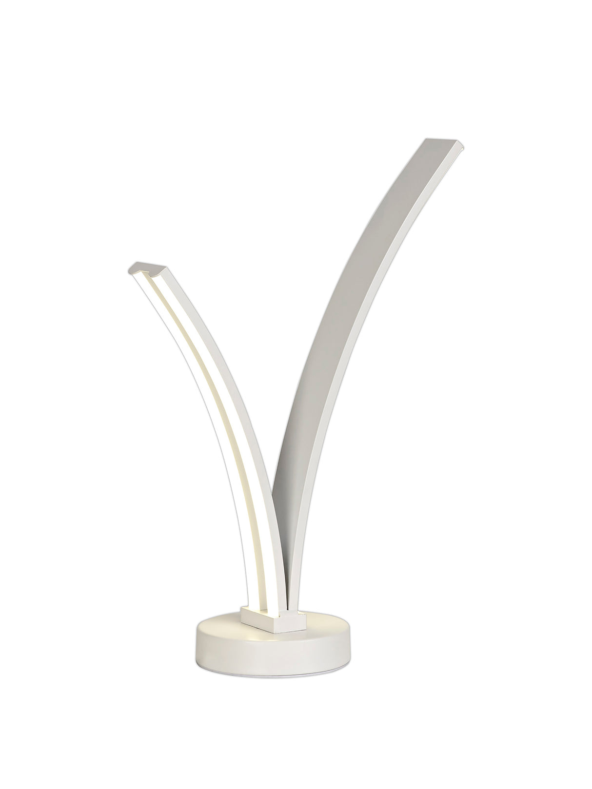 Johnston 2 Light Table Lamp Switched, 5W/7W LED, 4000K, 757lm, White, 3yrs Warranty