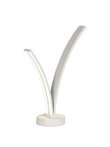 Johnston 2 Light Table Lamp Switched, 5W/7W LED, 4000K, 757lm, White, 3yrs Warranty